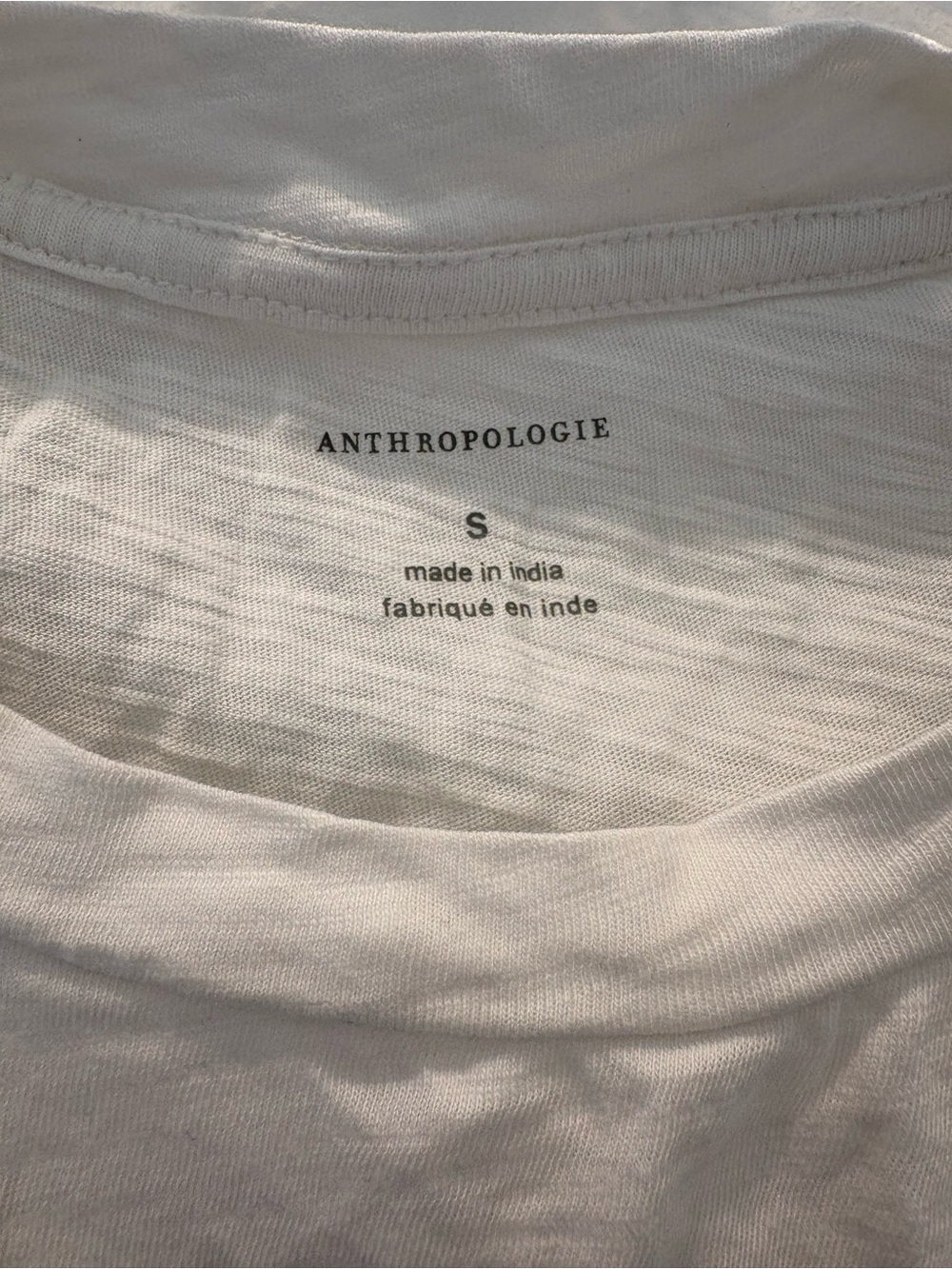 Anthropologie White Tank with Multicolor Floral Embroidery - Picture 2 of 3
